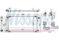 Condenser, air conditioning 941190 Nissens