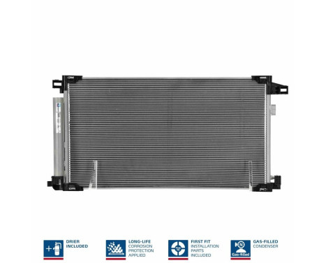 Condenser, air conditioning 941190 Nissens, Image 2