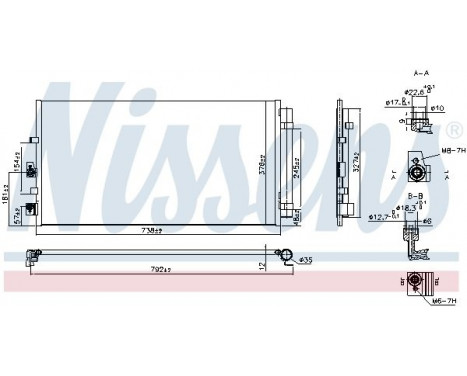 Condenser, air conditioning 941206 Nissens, Image 2