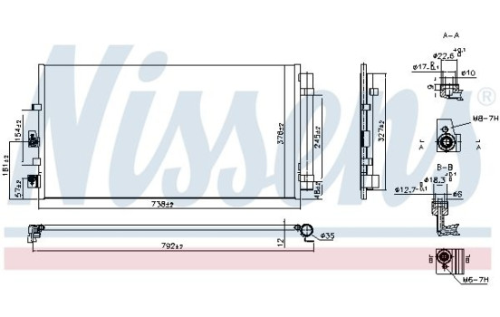 Condenser, air conditioning 941206 Nissens, Image 2