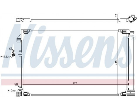 Condenser, air conditioning 941217 Nissens, Image 5