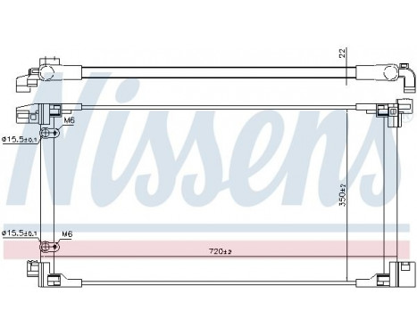 Condenser, air conditioning 941220 Nissens, Image 5