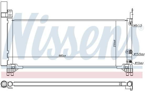 Condenser, air conditioning 941221 Nissens, Image 5