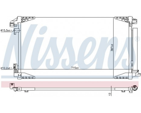 Condenser, air conditioning 941228 Nissens, Image 2