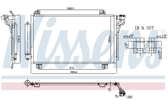 Condenser, air conditioning 941246 Nissens, Image 7