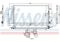Condenser, air conditioning 941261 Nissens