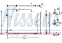 Condenser, air conditioning 941276 Nissens