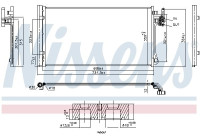 Condenser, air conditioning 941286 Nissens