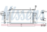 Condenser, air conditioning 941289 Nissens
