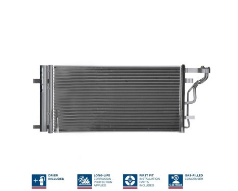 Condenser, air conditioning 941289 Nissens, Image 2