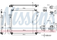 Condenser, air conditioning 941295 Nissens