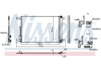 Condenser, air conditioning 941339 Nissens