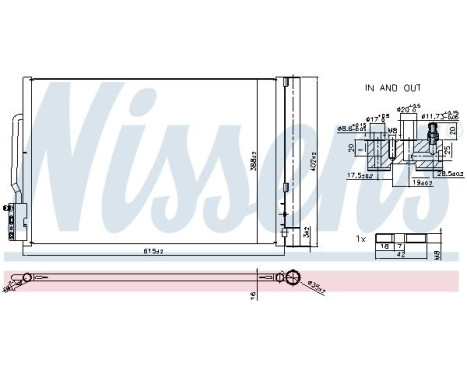 Condenser, air conditioning 941341 Nissens, Image 6