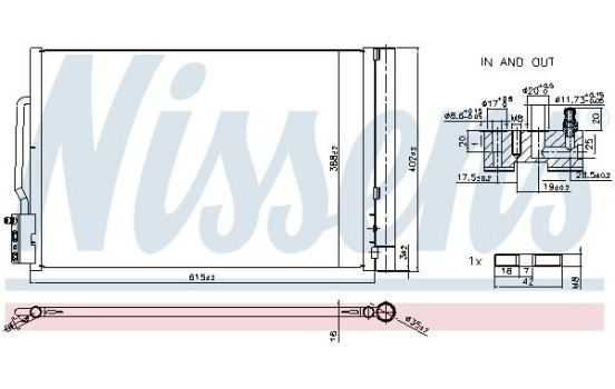Condenser, air conditioning 941341 Nissens, Image 6