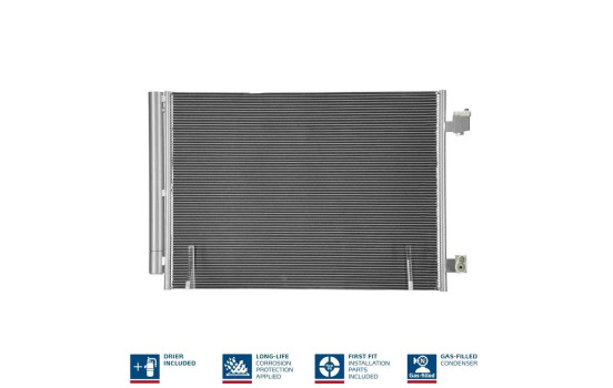 Condenser, air conditioning 941345 Nissens