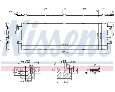 Condenser, air conditioning 941355 Nissens, Image 6