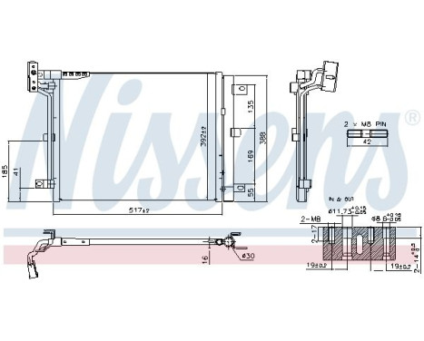 Condenser, air conditioning 941361 Nissens, Image 6