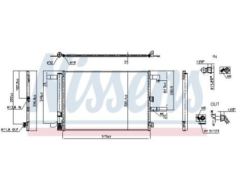 Condenser, air conditioning 941368 Nissens, Image 6