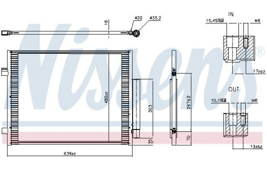 Condenser, air conditioning 941524 Nissens, Image 6