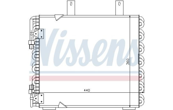 Condenser, air conditioning 94172 Nissens, Image 2