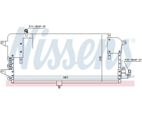 Condenser, air conditioning 94174 Nissens, Image 3