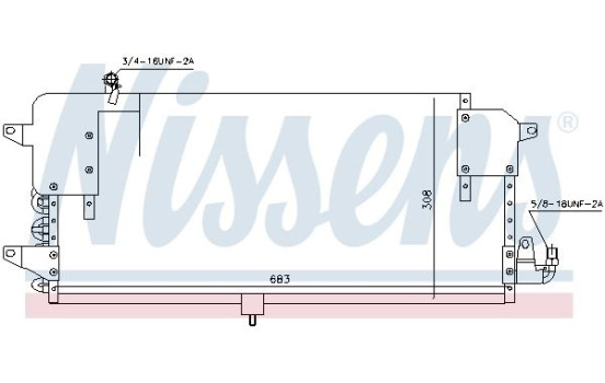 Condenser, air conditioning 94174 Nissens, Image 3