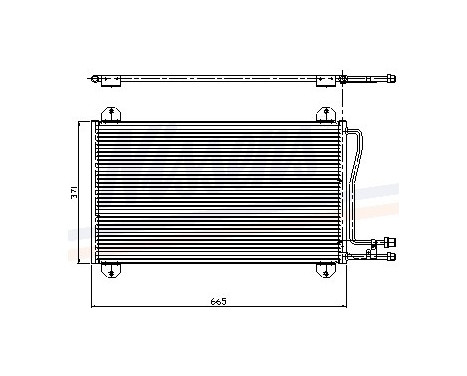 Condenser, air conditioning 94225 Nissens, Image 5