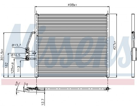 Condenser, air conditioning 94274 Nissens, Image 7