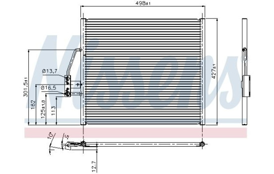 Condenser, air conditioning 94274 Nissens, Image 7