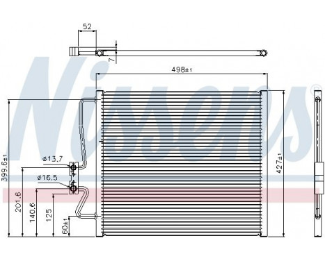 Condenser, air conditioning 94275 Nissens, Image 3