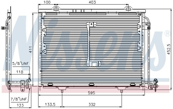 Condenser, air conditioning 94284 Nissens, Image 2