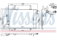 Condenser, air conditioning 94324 Nissens