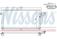 Condenser, air conditioning 94356 Nissens