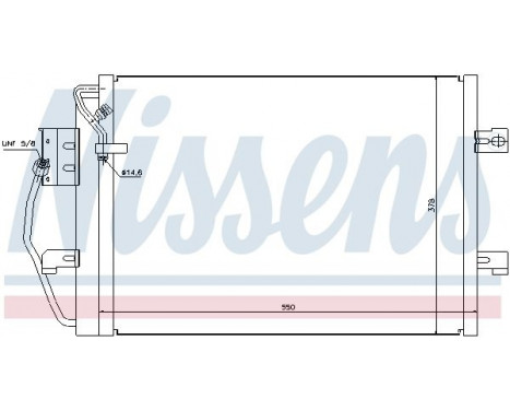 Condenser, air conditioning 94373 Nissens, Image 3