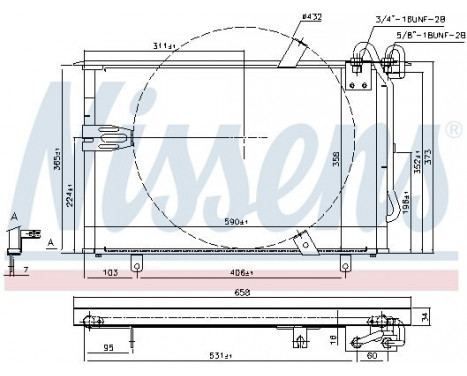 Condenser, air conditioning 94408 Nissens, Image 5