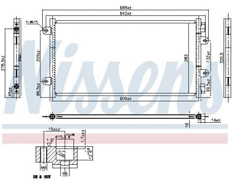 Condenser, air conditioning 94438 Nissens, Image 2