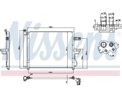 Condenser, air conditioning 94452 Nissens, Image 7