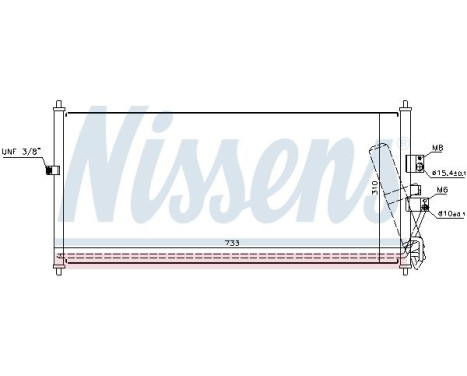 Condenser, air conditioning 94521 Nissens, Image 6