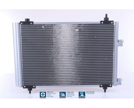 Condenser, air conditioning 94570 Nissens, Image 8