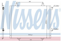 Condenser, air conditioning 94573 Nissens