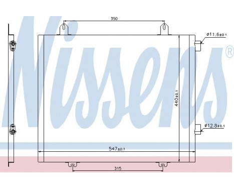 Condenser, air conditioning 94573 Nissens