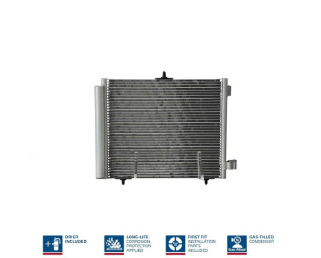 Condenser, air conditioning 94595 Nissens, Image 3