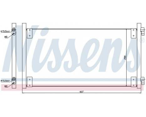 Condenser, air conditioning 94596 Nissens, Image 3
