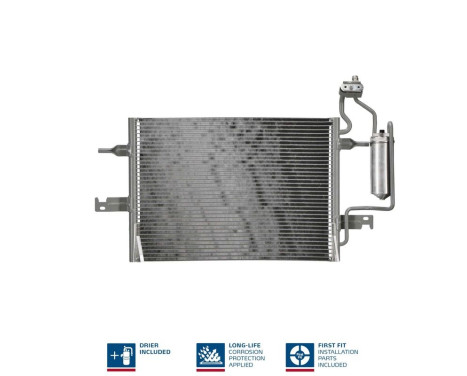 Condenser, air conditioning 94624 Nissens, Image 3