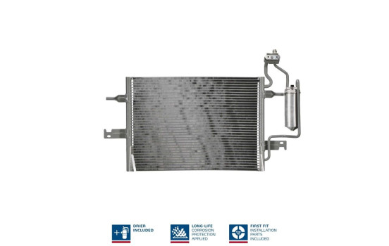 Condenser, air conditioning 94624 Nissens, Image 3
