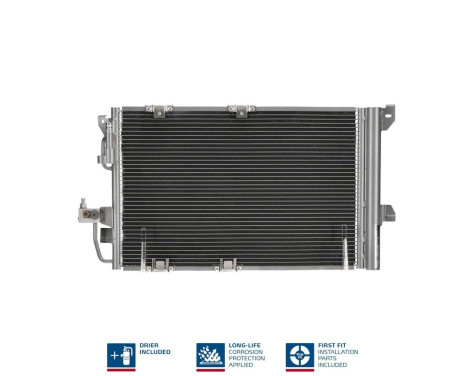 Condenser, air conditioning 94650 Nissens, Image 2