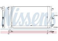 Condenser, air conditioning 94670 Nissens