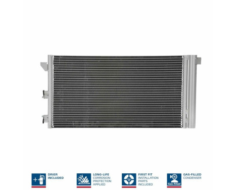 Condenser, air conditioning 94670 Nissens, Image 2