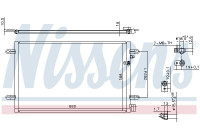 Condenser, air conditioning 94695 Nissens