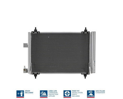 Condenser, air conditioning 94723 Nissens, Image 3